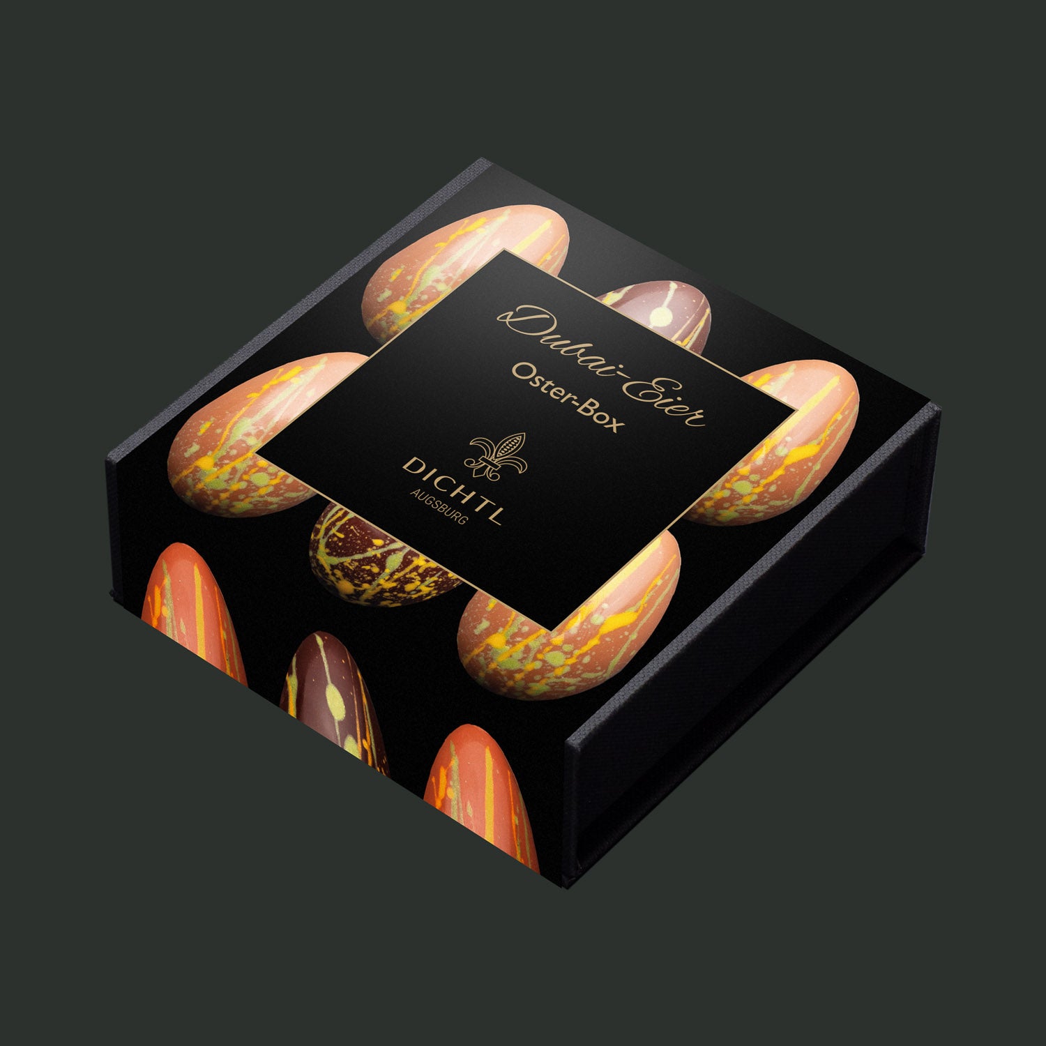 Osterei-Box von Hand bemalt