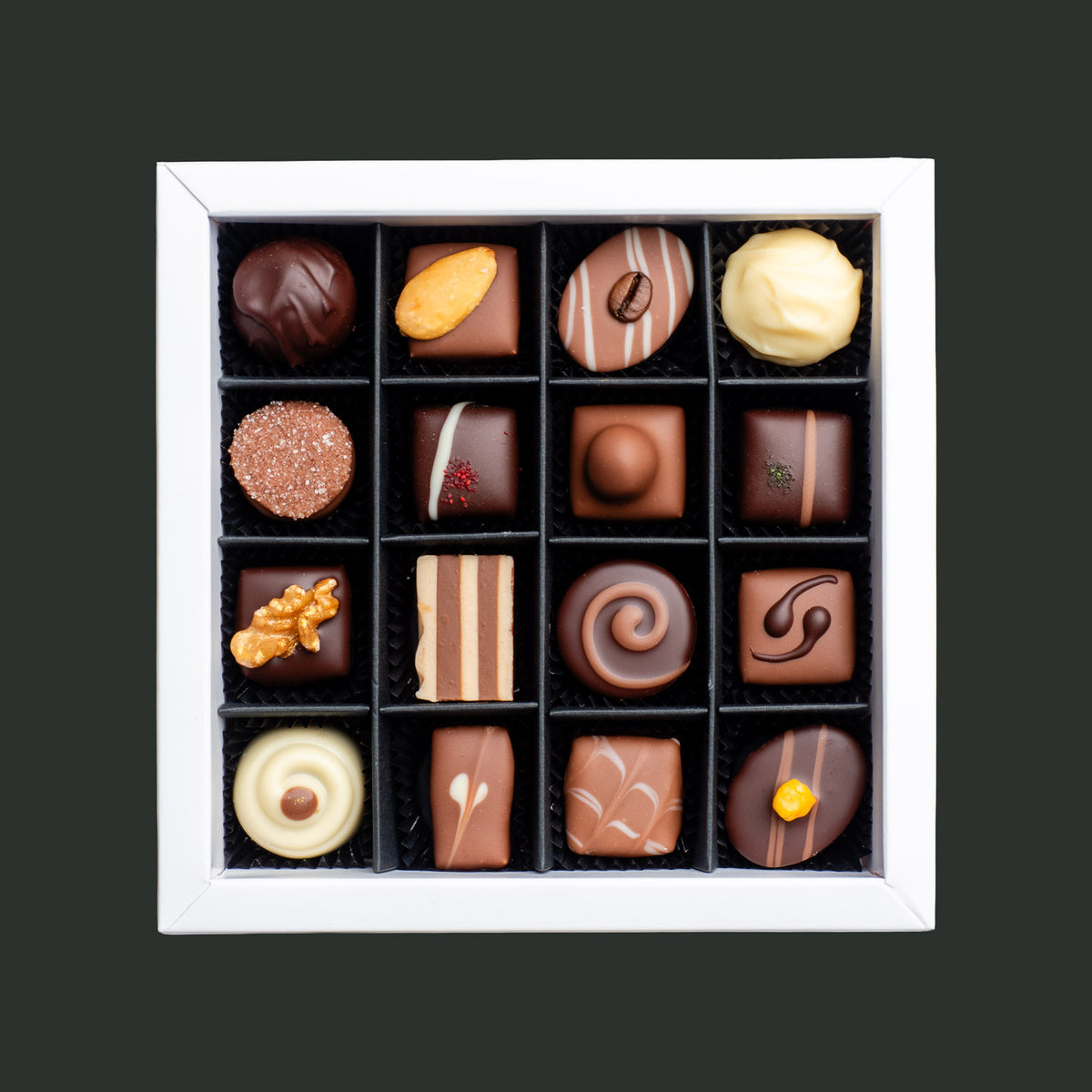 Pralinen-Mischung 4x4