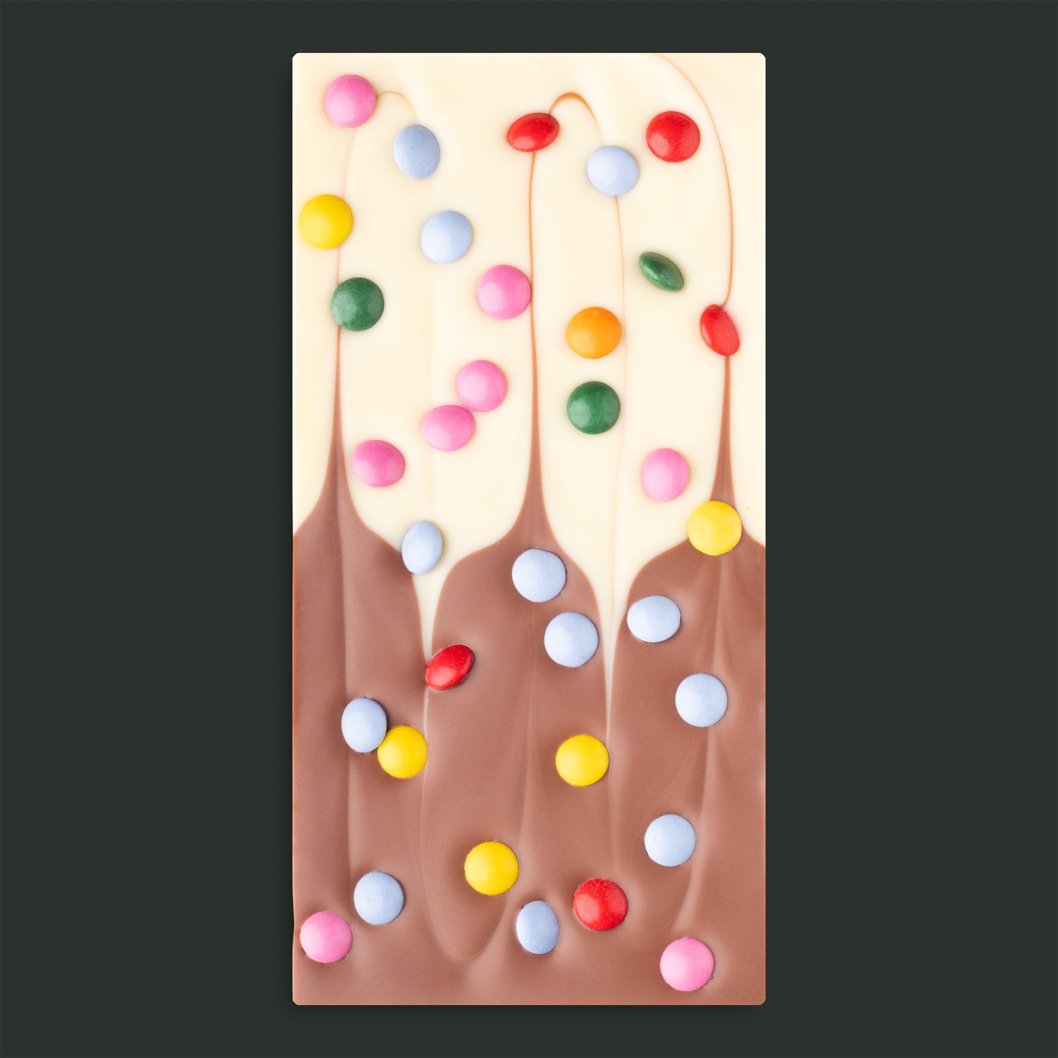 Schokoladenduett mit farbigen Drops