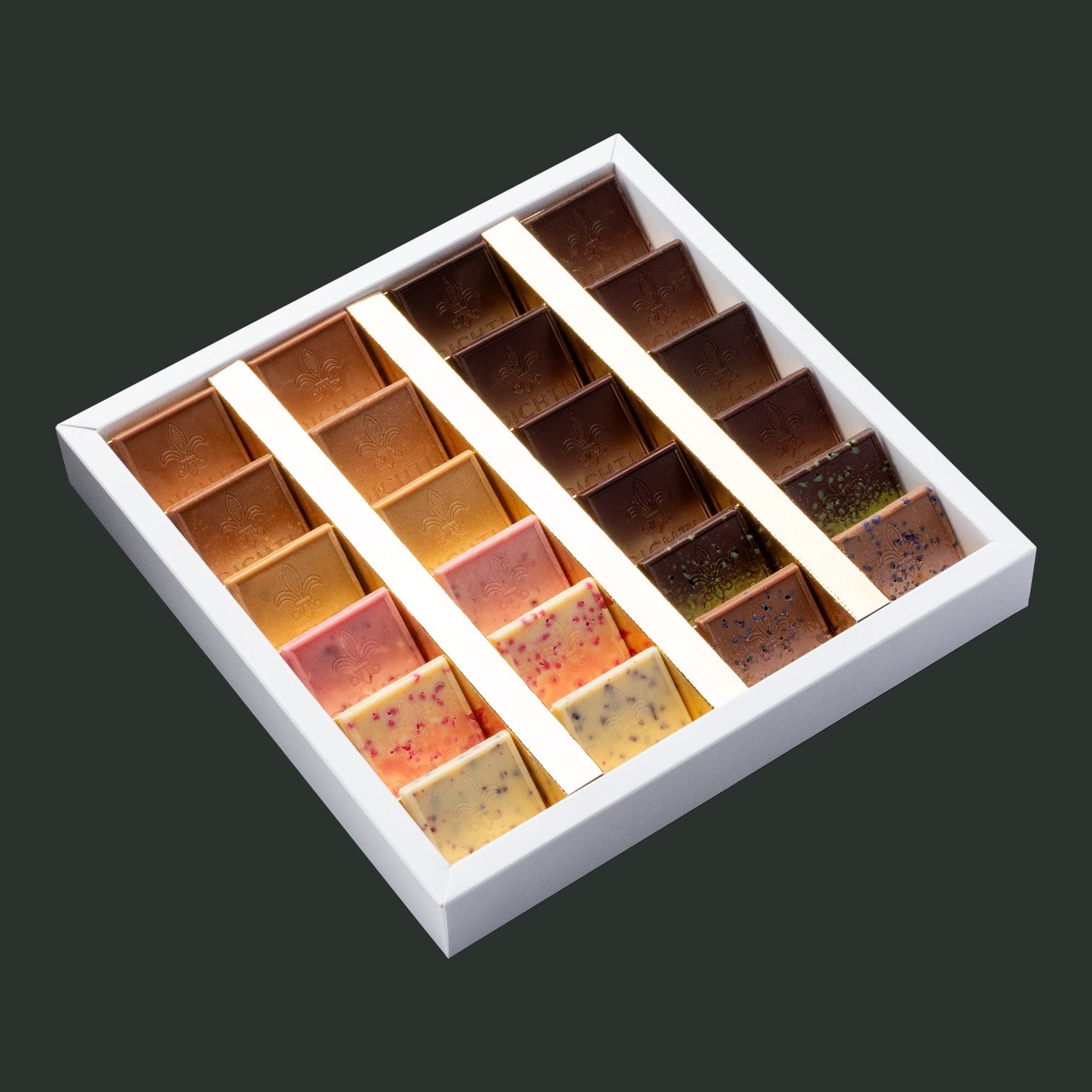 Fashion Mix mit 24 Schokotäfelchen