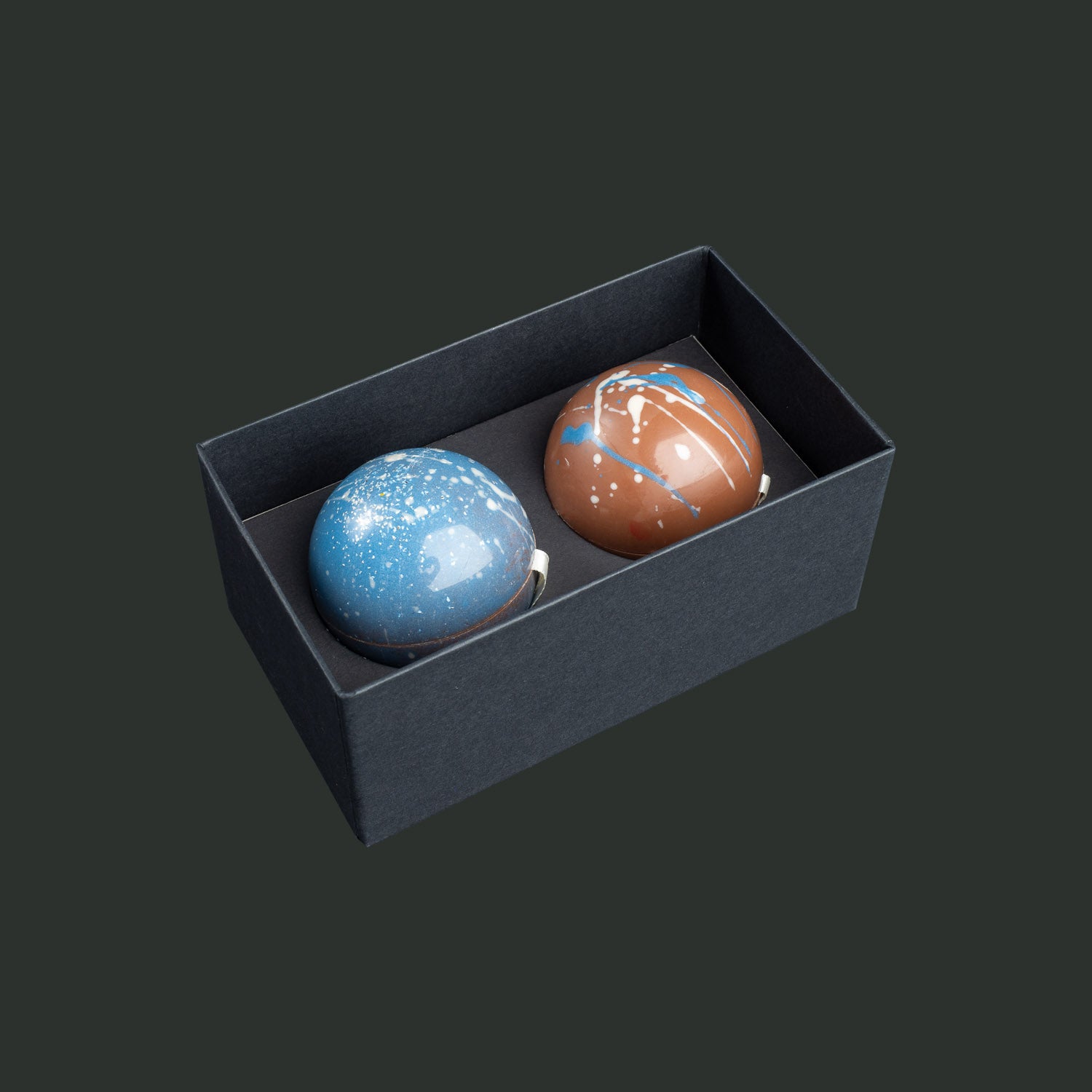 Christbaumkugeln - 2 Stück - im Geschenkkarton