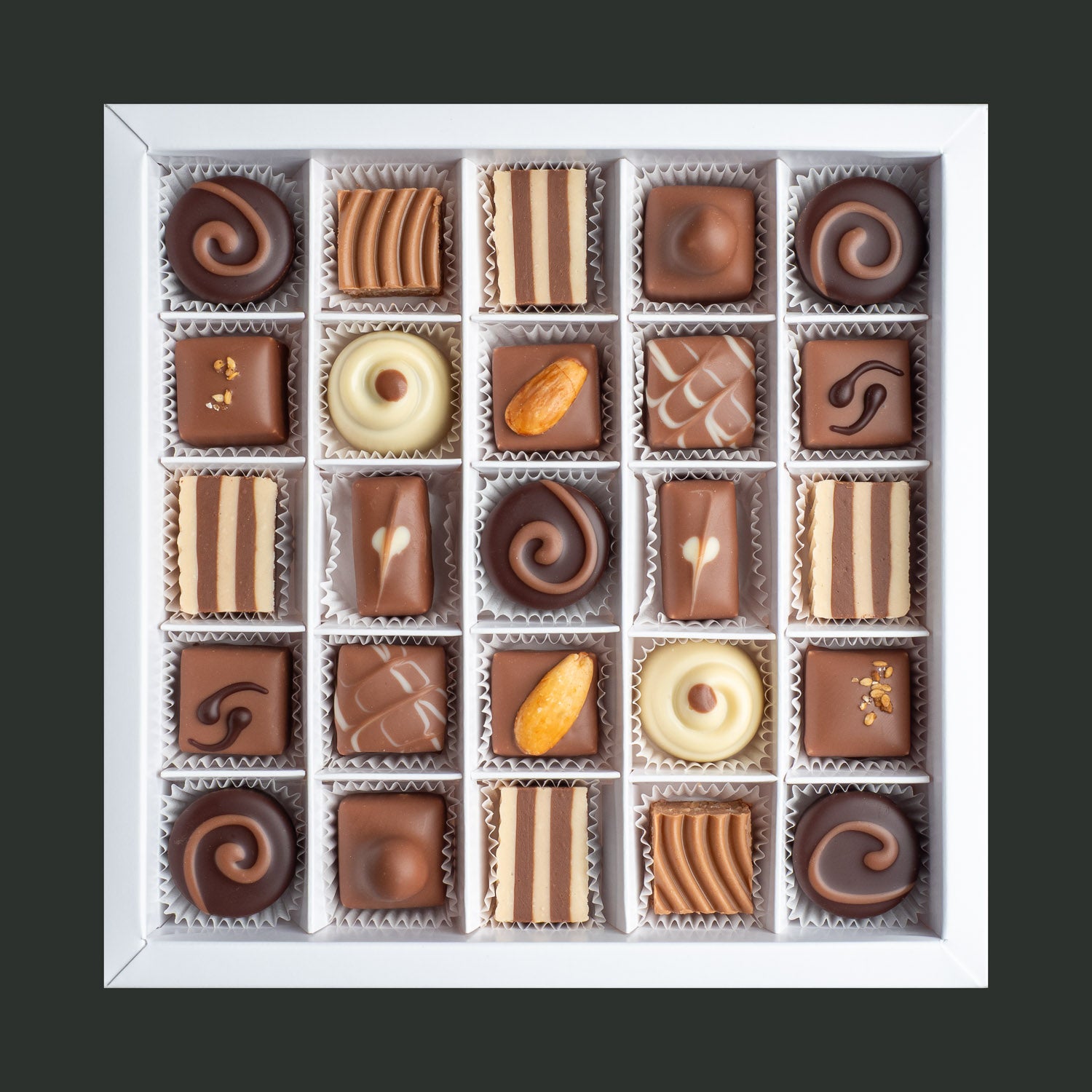 Nougat-Pralinen 5x5