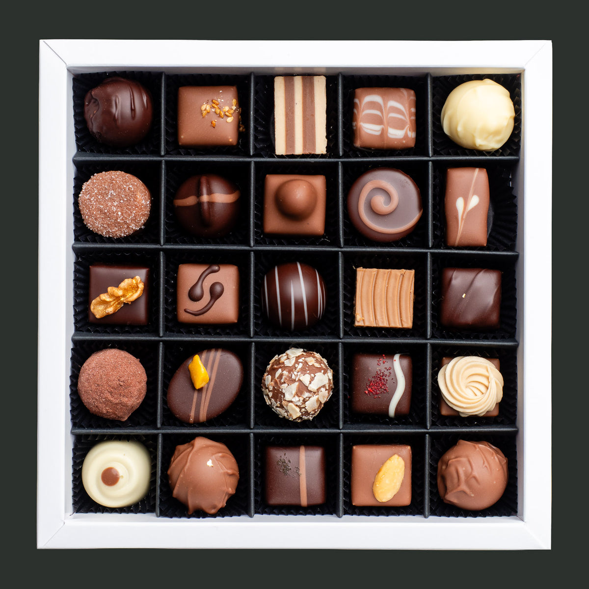 Pralinen-Mischung 5x5