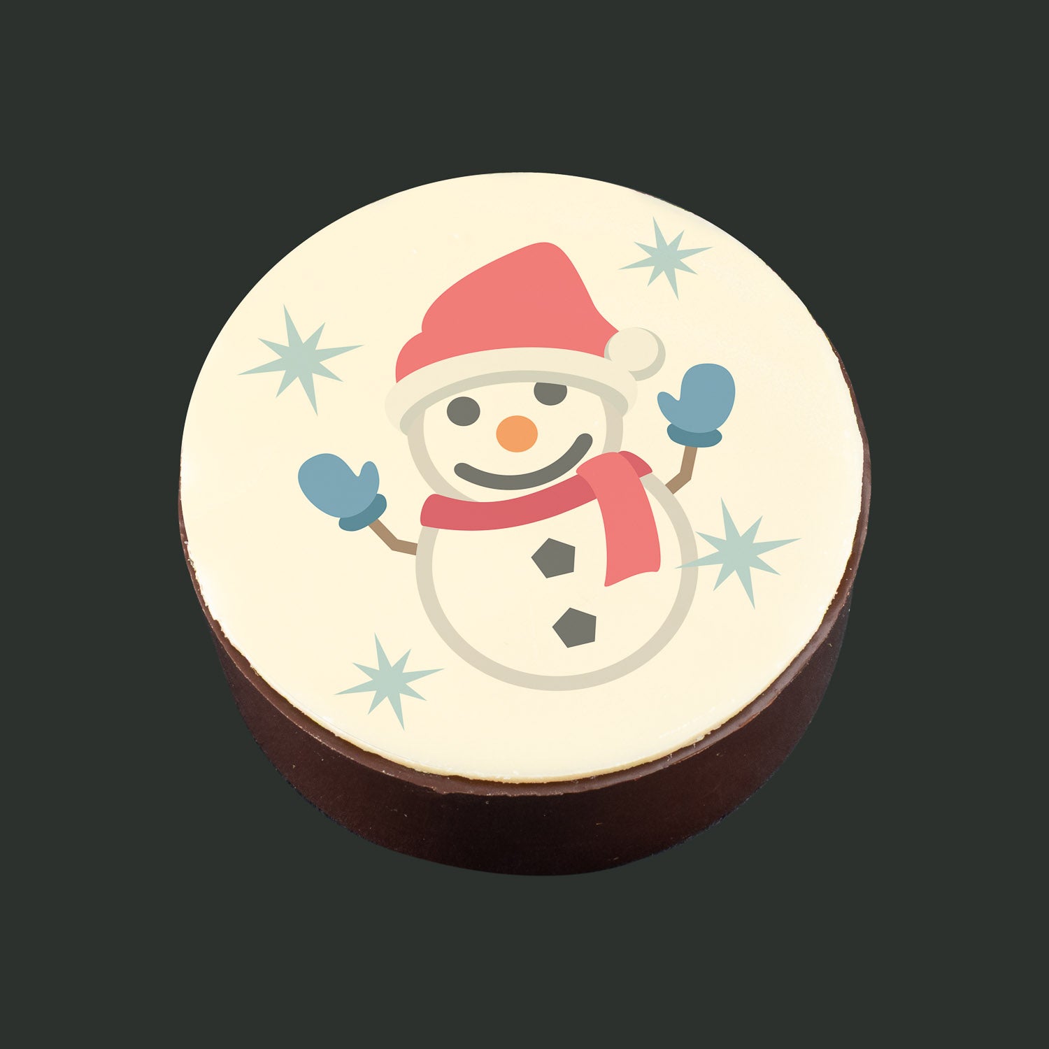 Knusper-Nougat Pastete "Schneemann"