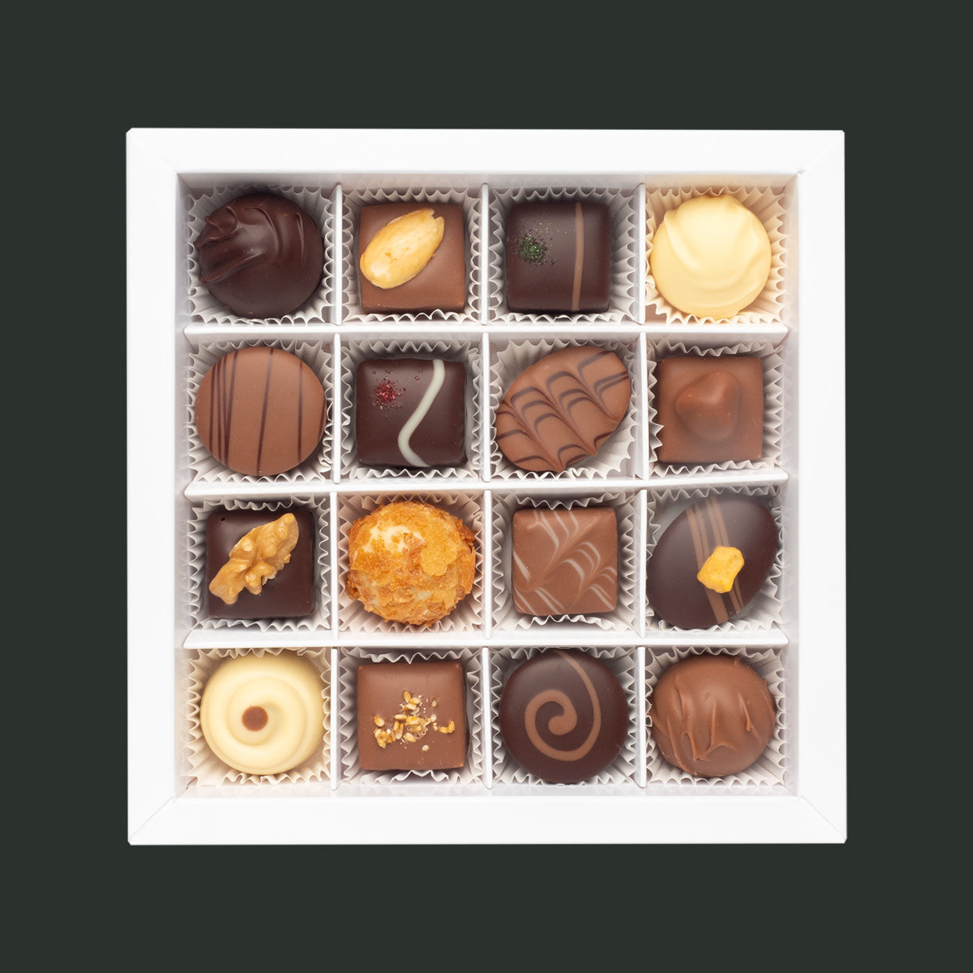 Pralinen-Mischung 4x4
