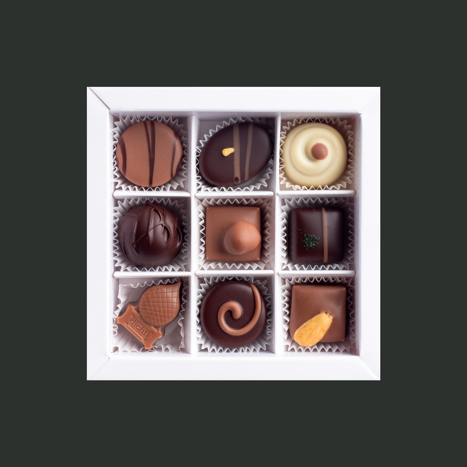 Süße Grüße 9 Pralinen