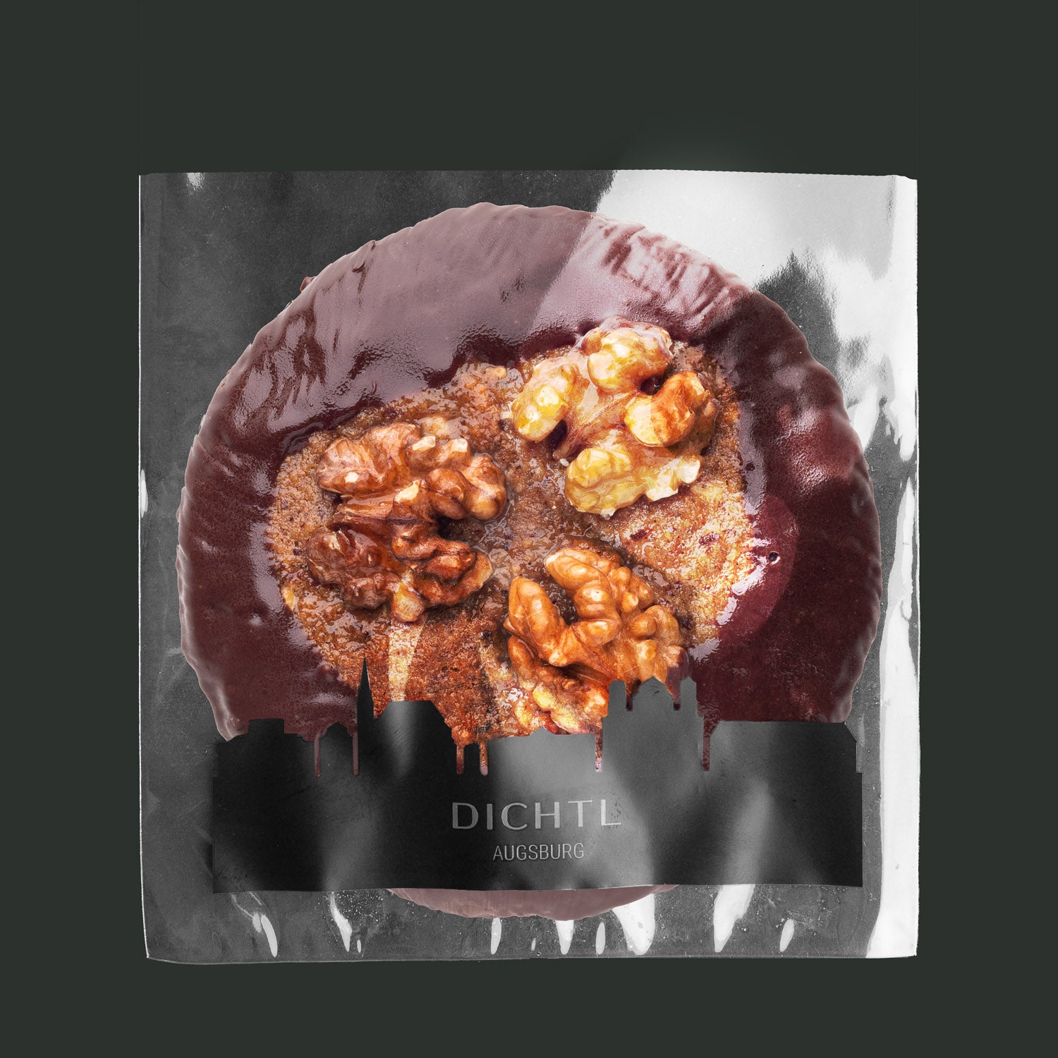 Walnuss-Elisen-Lebkuchen Zartbitterschokolade